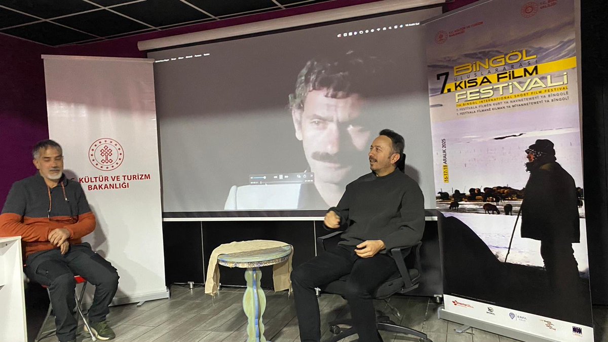 bingolukff's tweet photo. 🎬 BİFSAK’ta Özel Gösterim ve Söyleşi
https://t.co/oShFFi1j5jöl Uluslararası Kısa Film Festivali kapsamında BİFSAK Derneğinde yönetmen Aydın Orak ile “Anadolu’nun Türküsü” belgeselinin özel gösterimi ve söyleşisi gerçekleştirildi. https://t.co/j6zZFjIVzV