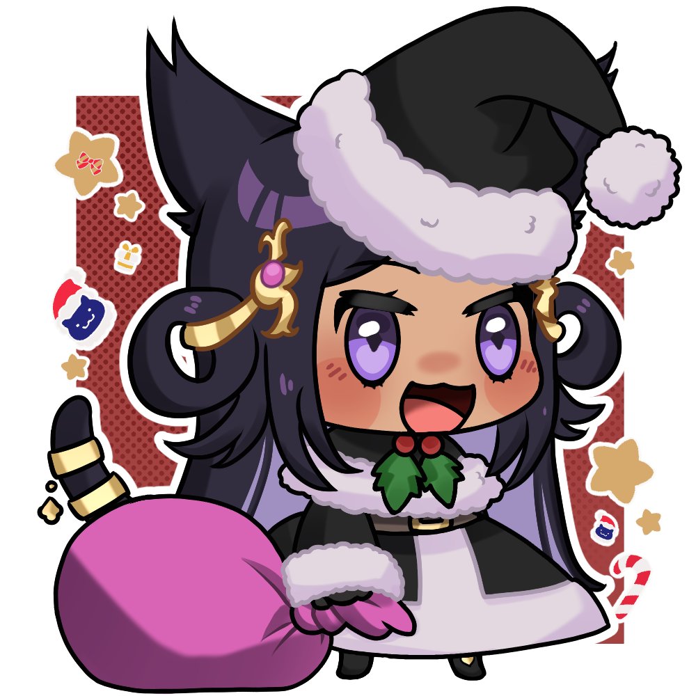 doppious's tweet image. Padoru padoru ᓚ₍^.  ̫.^₎ 𖹭🎄✨️

¡Doppi Padoru ha sido creada con éxito para celebrar que se acerca ya la Navidad! 💜

#doppillust