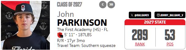 Johnny Parkinson tweet media