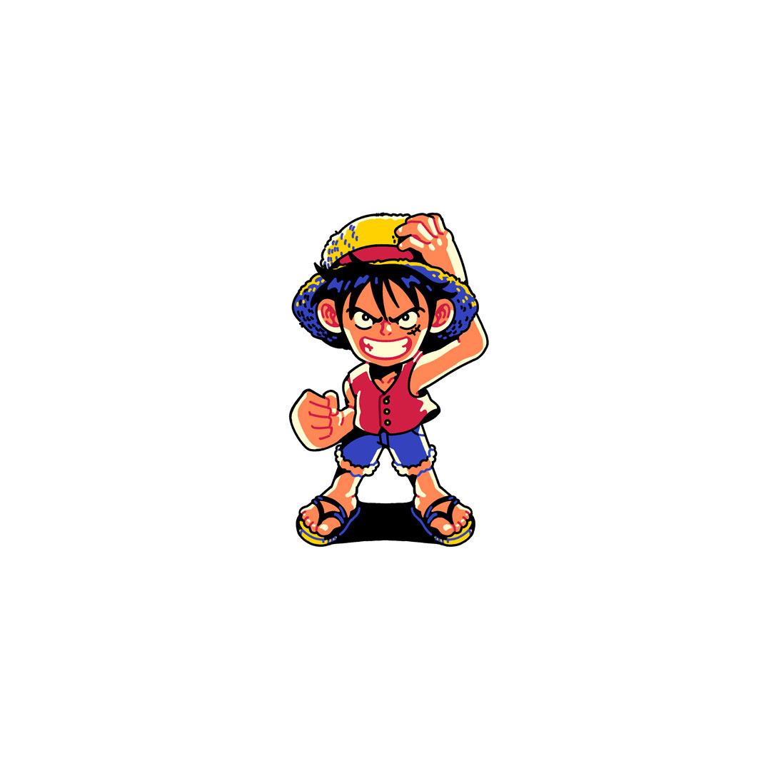 モンキー・D・ルフィ 「Gum Gum Pirate」|ByronBのイラスト