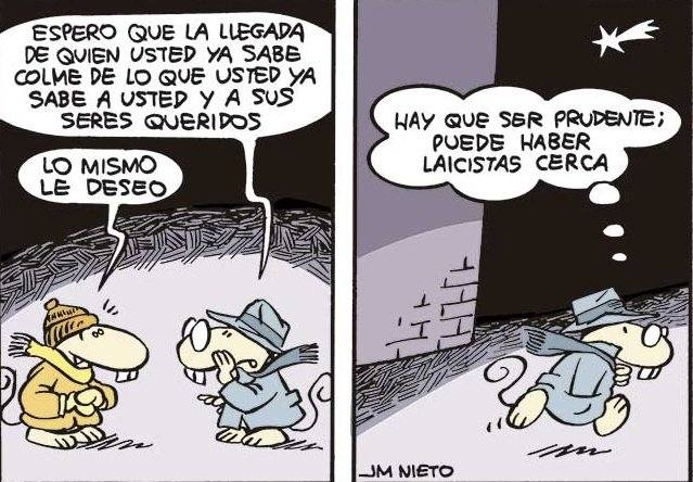 ¡HASTA QUÉ PUNTO HEMOS LLEGADO!...
Viñeta de <a href="/HUMORJMNIETO/">Jose María Nieto</a>.