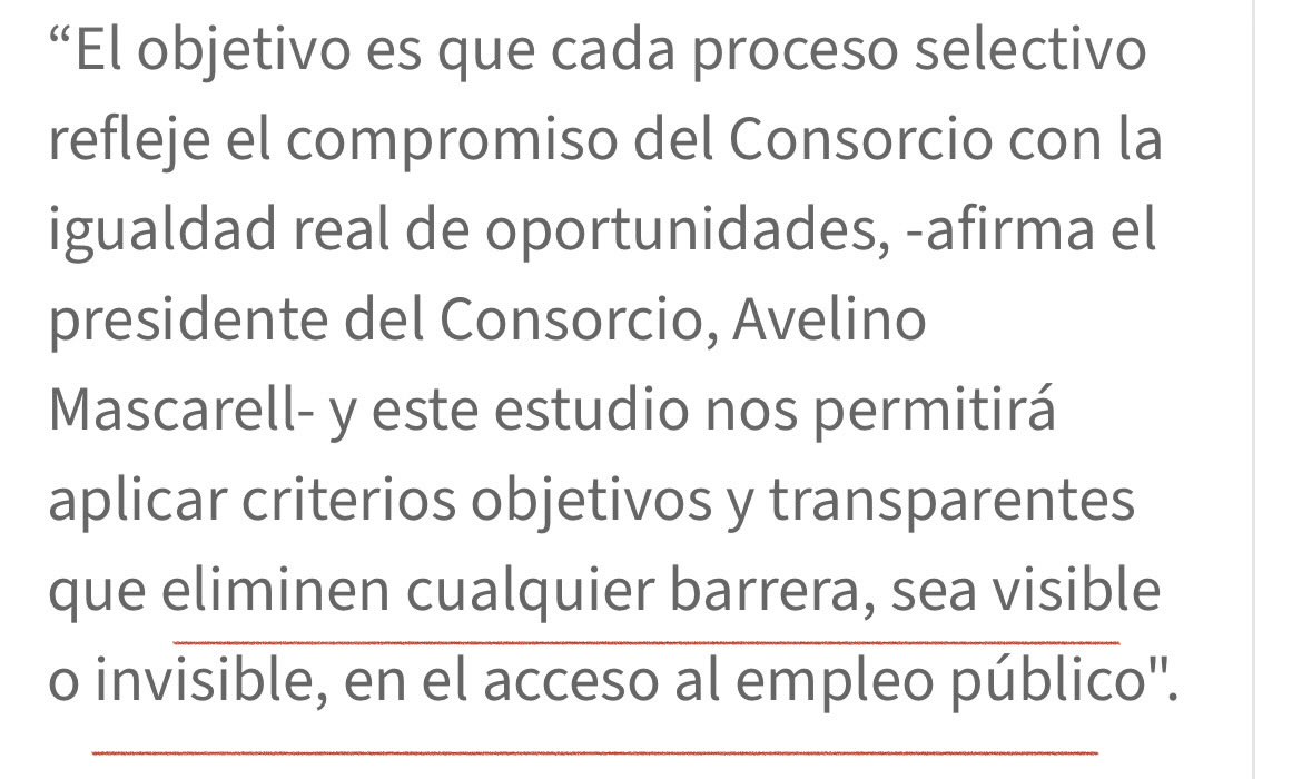 🔴 Se evaluará en Valencia la posibilidad de RESERVAR 40% de plazas de BOMBERO para el género menos representado.

Con motivo de “eliminar cualquier barrera”

Más bien IMPLANTAR barreras para el acceso.

Es alucinante esto, alucinante 🤦🏼‍♂️
