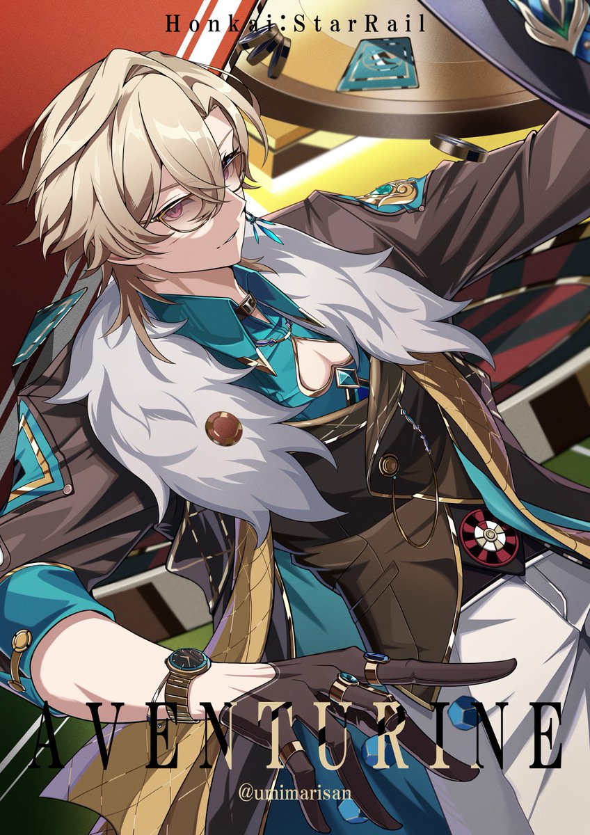 umimarisan's tweet image. 崩壊スターレイル：アベンチュリン！
Honkai : Star Rail  :  Aventurine