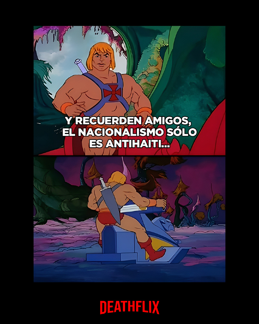 Nacionalismo versión Casals: sólo funciona contra Haití.

#humorpolitico #rd #Casals #haiti #haitianismo #nacionalismo