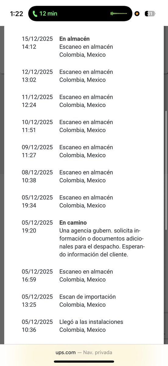 xmindoverfearsx's tweet photo. @UPS @UPSMexico Impresionante que mi paquete lleve 11 días en almacén cuando me dijeron que tomaría máximo una semana en liberarse desde que les di la información que necesitaban. Otro paquete que pedí desde china llegó más rápido con otra paquetería. PÉSIMO https://t.co/AzaJs87Cpg