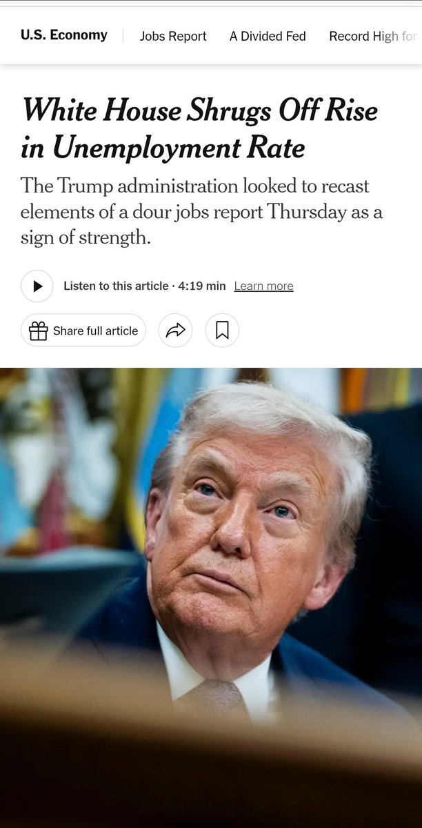jimgeraghty's tweet photo. He's going to update his self-grade on the economy to add another five pluses. https://t.co/61kF9HnYVy