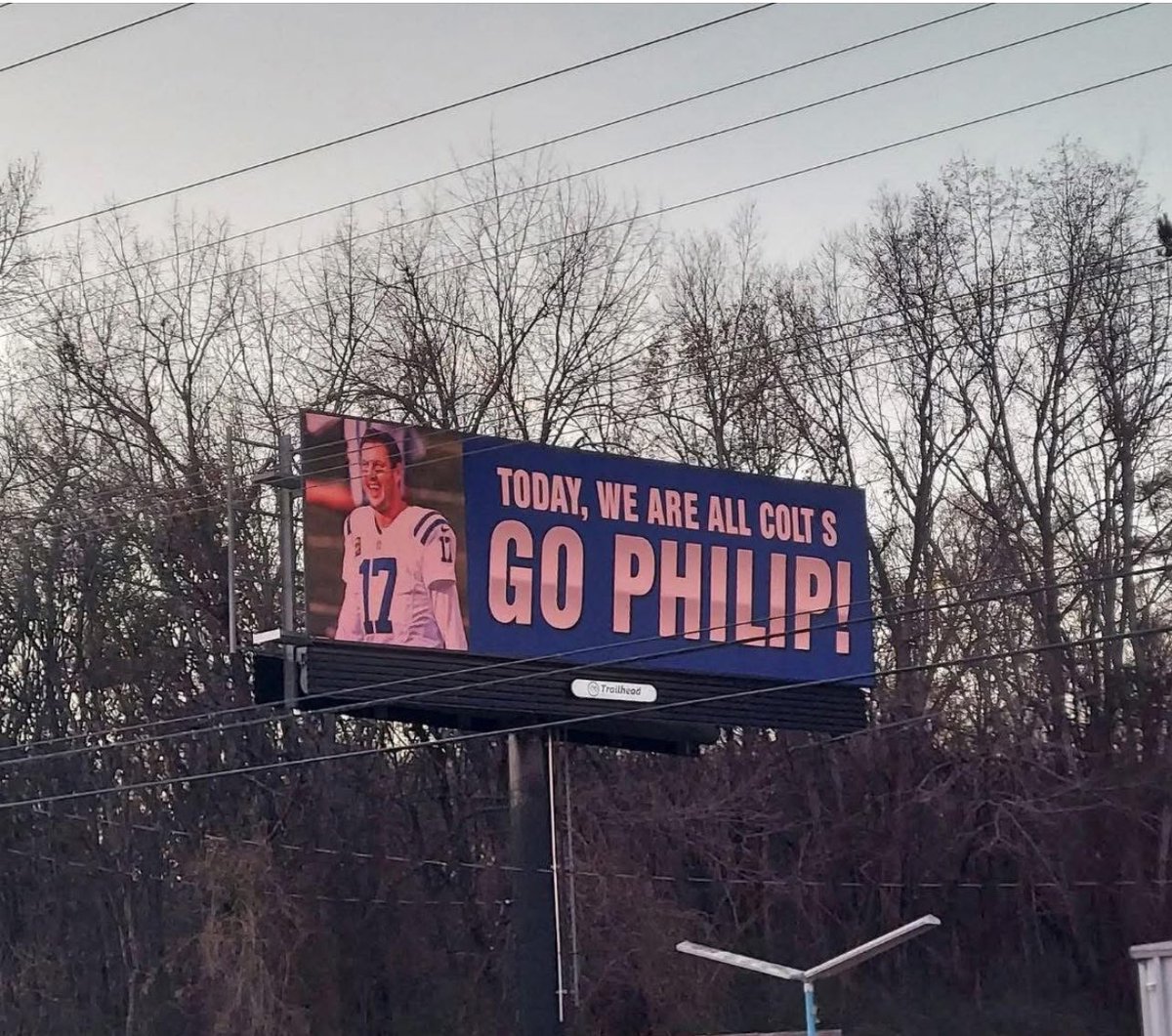 Billboard in Florence, Alabama yesterday. #phil