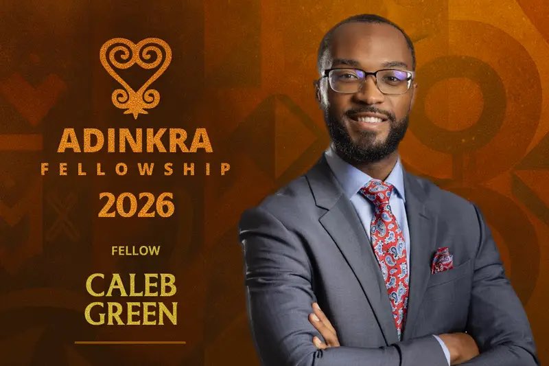 iamcalebgreen's tweet photo. I’m honored to be selected as part of the 2026 Adinkra Fellowship Cohort, joining 19 other incredible leaders from across the globe.

Learn more about the Fellowship and the full list of Fellows here: https://t.co/y2unYZQNS3

#AdinkraFellowship https://t.co/zCkApTr10W