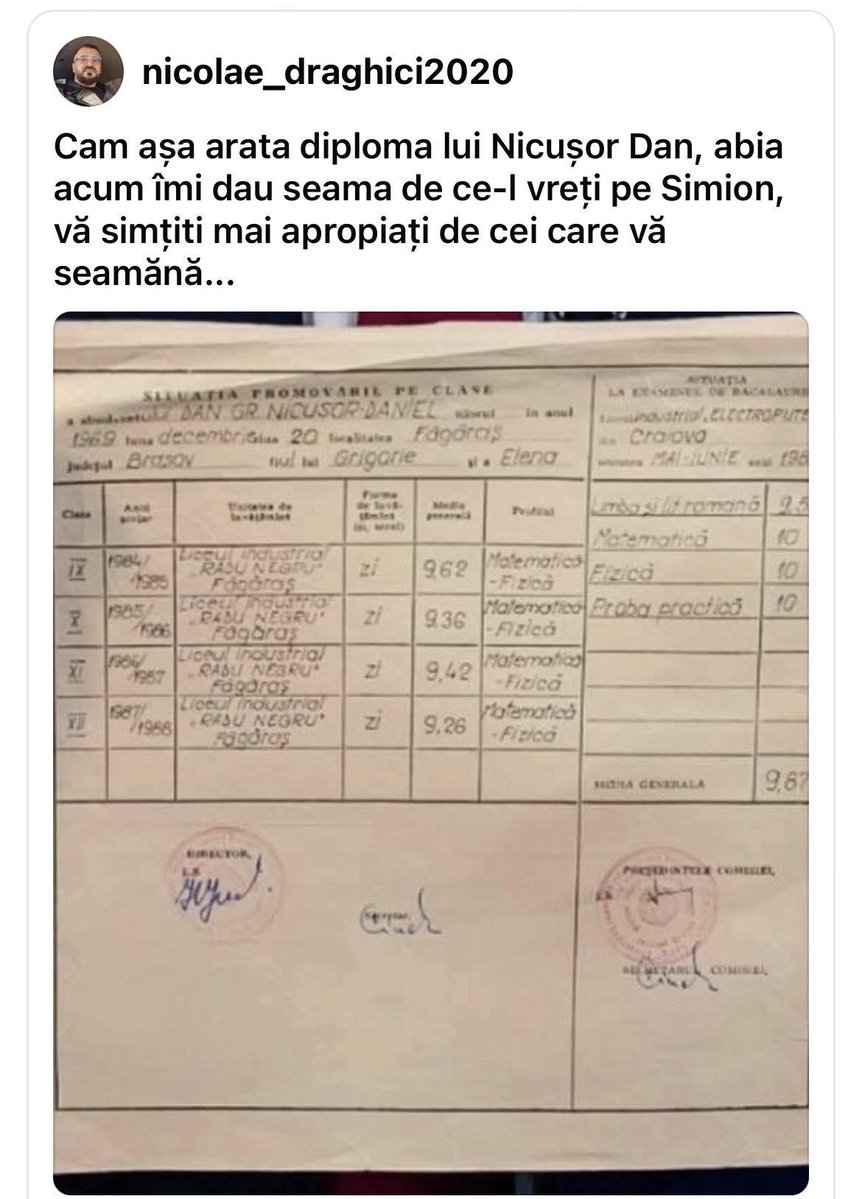 GGabipac's tweet image. Nu diploma îi sperie.
Ci școala.