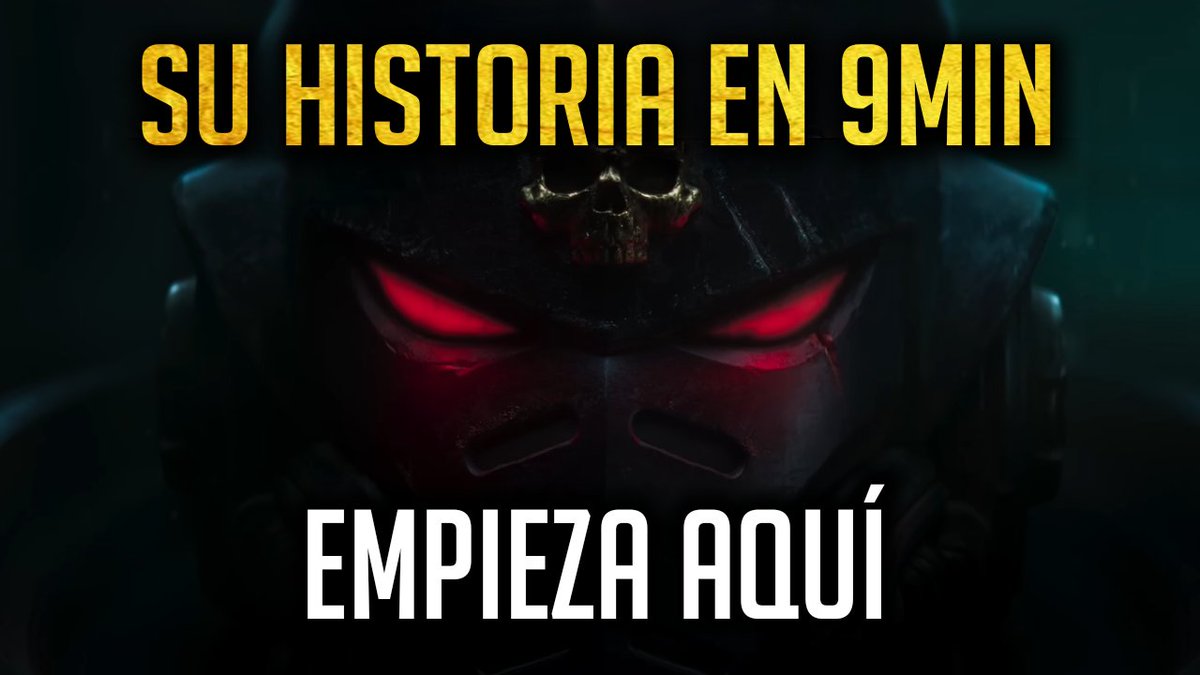 Si estabas pensando empezar en Warhammer 40k ya no tienes excusa.

Hoy te resumo su historia en menos de 10 minutos. Desde los orígenes del universo hasta la actualidad del milenio 41.  

youtube.com/watch?v=CF8S1V…

#warhammer40k #warhammer40000