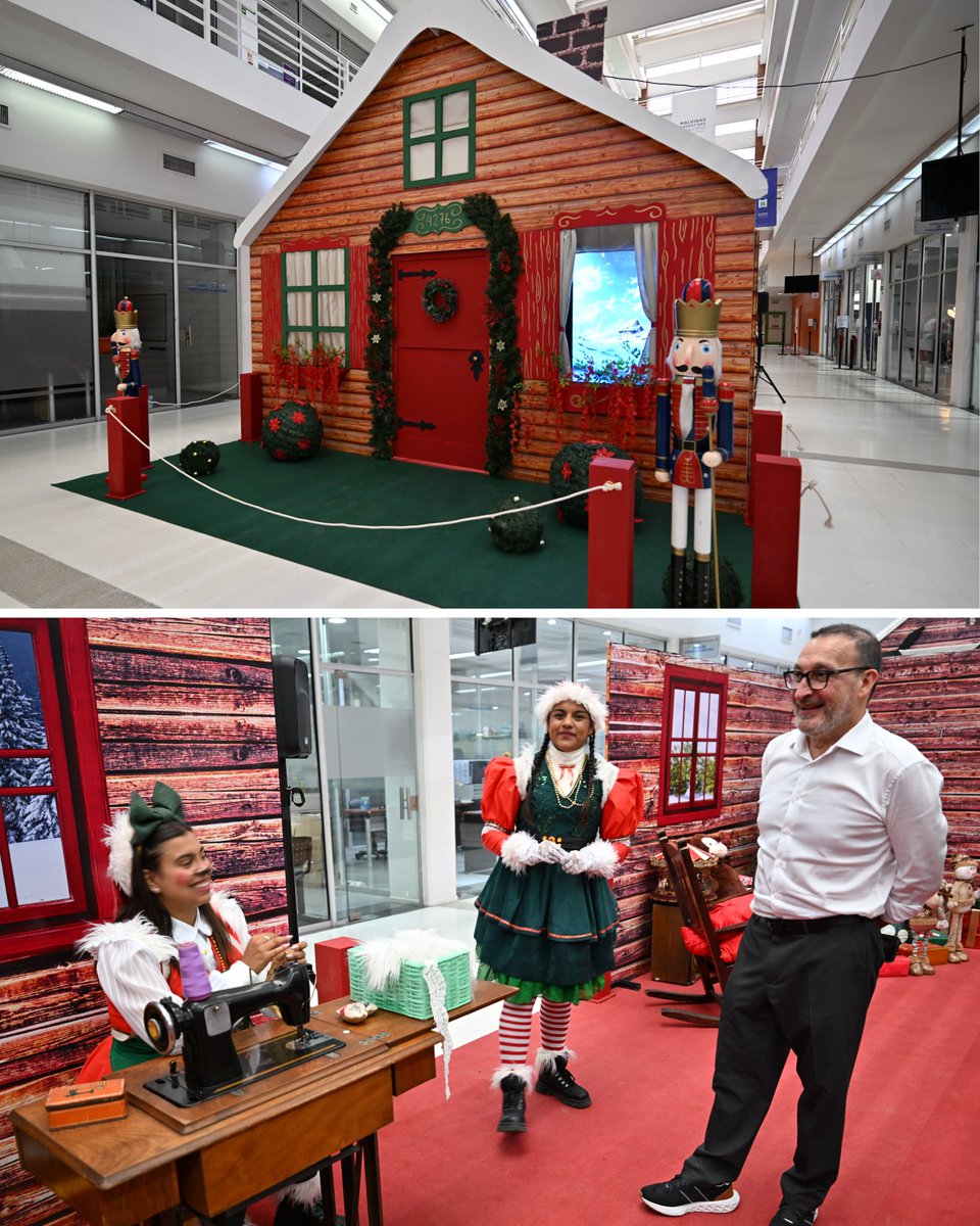luisvivona's tweet photo. 🎅🏽💫 • La Casita de Papá Noel ya abrió sus puertas en Malvinas Argentinas.

Una propuesta impulsada por el @munimalvinas que invita a vivir el espíritu navideño en familia. Un espacio mágico pensado especialmente para los más chicos, quienes pueden recorrer una casita decorada con motivos tradicionales, tomarse fotografías y compartir un momento inolvidable junto a Mamá Noel, que los recibe con galletas recién horneadas.

Estas galletas son elaboradas por estudiantes del Centro Municipal de Estudios (CME), una institución que forma parte de la política pública educativa que impulsa el intendente Leo Nardini. Allí, jóvenes y adultos se capacitan de manera gratuita con salida laboral, y con compromiso, esfuerzo y dedicación, contribuyen activamente al desarrollo de nuestra comunidad.

La Casita de Papá Noel es una oportunidad para seguir promoviendo valores como la solidaridad, la creatividad y el encuentro familiar. Los esperamos.

📍 Palacio Municipal de Malvinas Argentinas  🗓️ 19, 20, 21, 22 y 23 de diciembre  🕕 De 18 a 21 h

#NavidadEnMalvinas #MalvinasVaPorMás