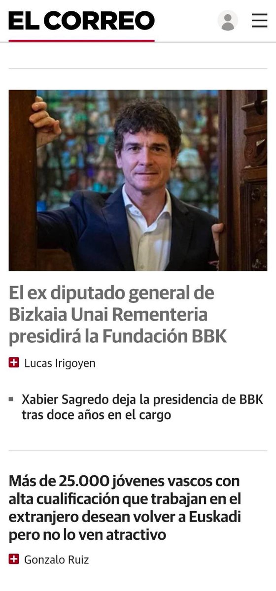 Si esos 25.000 jóvenes se esforzaran más podrían volver y dirigir una empresa como Unai Rementería, Josu Jon Imaz o Andoni Ortuzar...