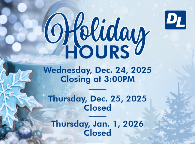 DwayneLanesAuto's tweet photo. ✨ Holiday Schedule Update ✨
To allow our team time to celebrate with family, our stores will observe the following holiday hours:
• Dec. 24: Close at 3:00 PM
• Dec. 25: Closed
• Jan. 1: Closed
Wishing you a joyful holiday season &amp; a happy New Year from the Dwayne Lane family https://t.co/wnLTupK7YO