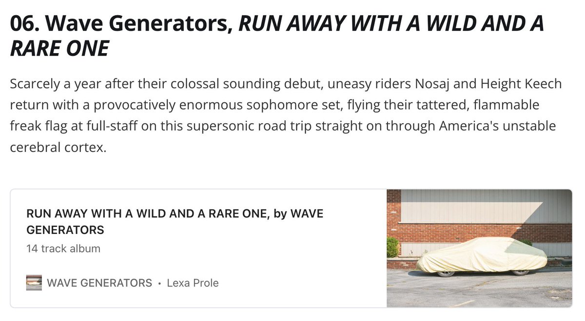 WAVE GENERATORS tweet media