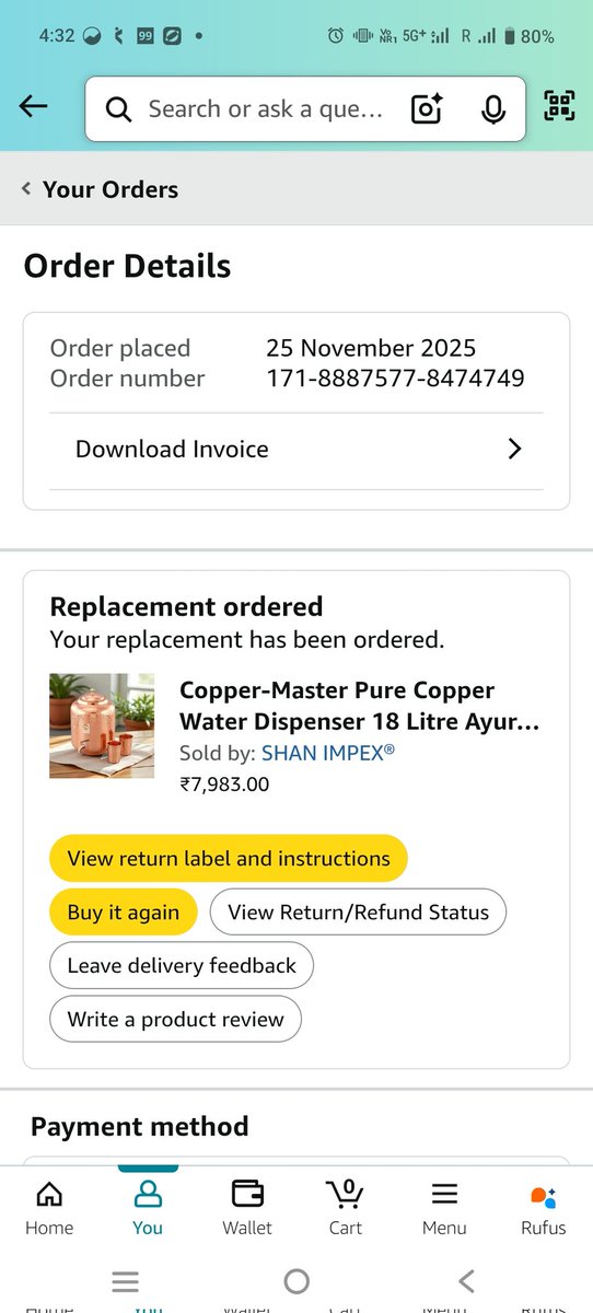 Umesh476522's tweet photo. @AmazonHelp @amazonIN Why @amazonIN not providing solution, how many days you needed..?? Not any option in app please do needful. I already Lodge complaint. https://t.co/cmRZLbU5Zn