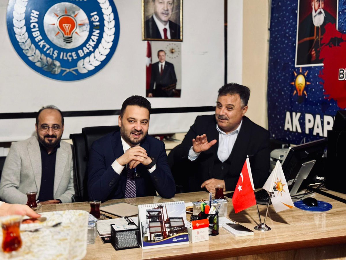 📍 Hacıbektaş İlçe Danışma Meclisi 

Hacıbektaş İlçe Başkanımız Dursun Çalışkan, İl Başkan Yardımcılarımız <a href="/mustafacicekli/">Mustafa ÇİÇEKLİ</a> , <a href="/suleymankaya50/">Süleyman Kaya</a> , <a href="/Furkannshnn/">Furkan Şahin 🇹🇷</a>, İlçe Koordinatörlerimiz <a href="/MedetAy50/">Medet Ay</a> ve <a href="/selmanstlms/">Selman Satılmış</a> , Hacıbektaş İlçe Gençlik Kolları Başkanımız Hasan Balcan ve Kadın