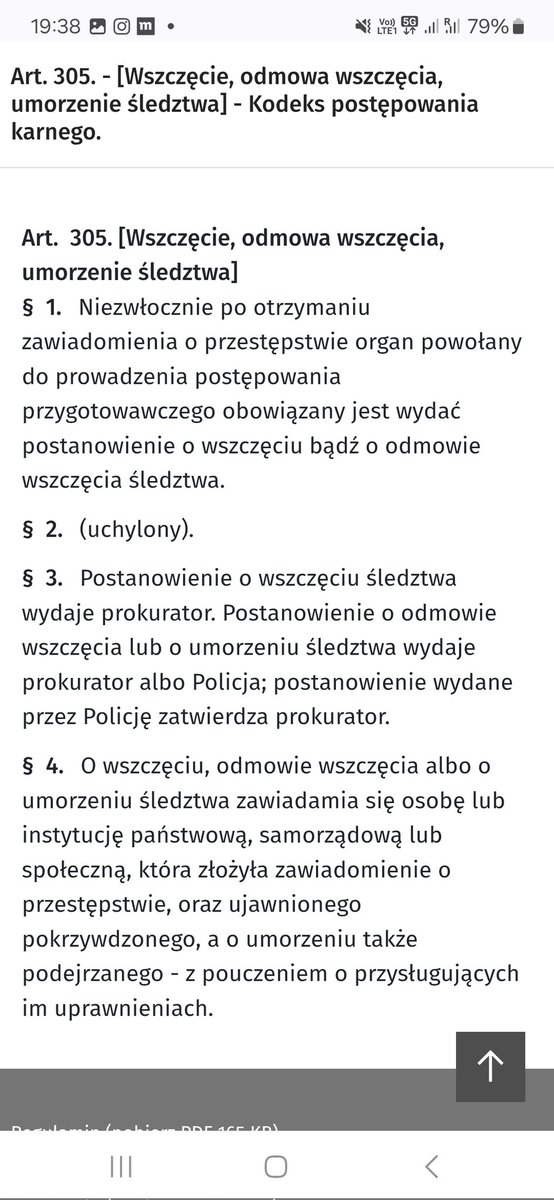 Nie będę tego komentować. Jedynie wkleję oraz wkleję stosowne przepisy kpk.