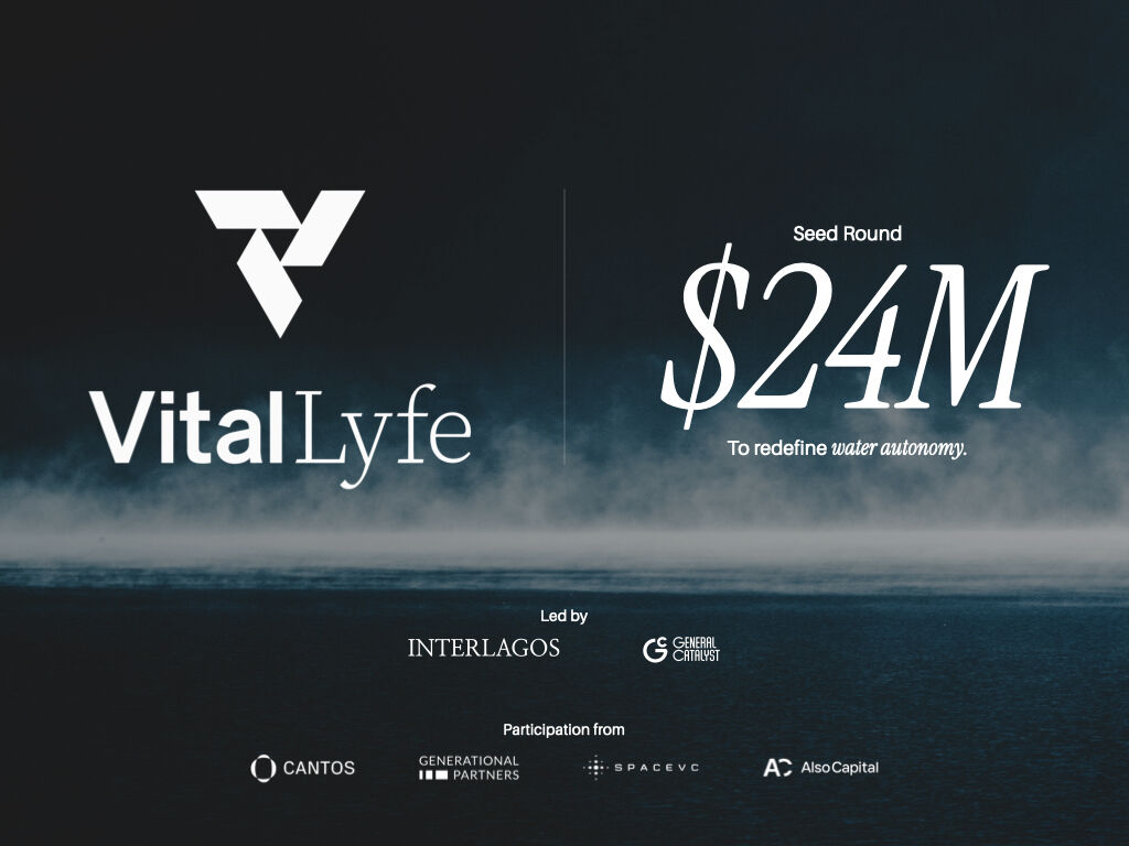 So excited for <a href="/jcriss_1/">Jon Criss</a> and the entire <a href="/VitalLyfe/">Vital Lyfe</a> team who are on a mission to redefine access to clean water - one of our most critical yet overlooked resources. 🧪