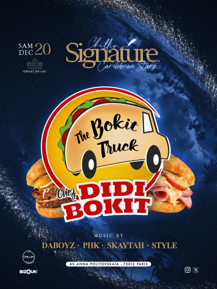 Chillinconcept's tweet image. Faire la fête, oui… mais le ventre plein 🔥

@DidiBokit s’occupe de tout samedi avec ses bokits 🥙

🎟️ Récupérez vos pass en ligne 
my.bizouk.com/chillin-signat…
