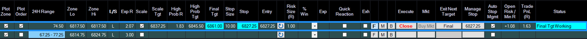 eminiplayer's tweet photo. Cut the IBB Short for +0.86R and flipped to Long when momentum started to shift (double-clicked on RTH Low to quickly setup the trade). Scale and High Probability targets hit. Open Risk = +1.08R (worst-case scenario is a profit of +1.08R)

Stick to the plan and trade on Vulcan!
