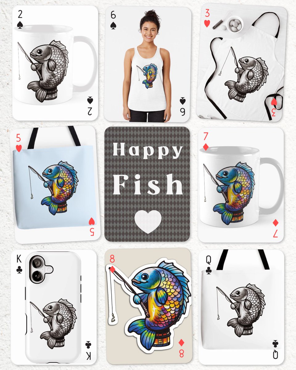 MoxisWater0461's tweet image. A happy fish for everyone who loves fishing.
This carp design brings calm humor and character to everyday items.
Shop it here:

redbubble.com/shop/ap/159550…

teepublic.com/t-shirt/586648…

#fishingart #carpdesign #anglerlife #fishillustration #outdoorinspired