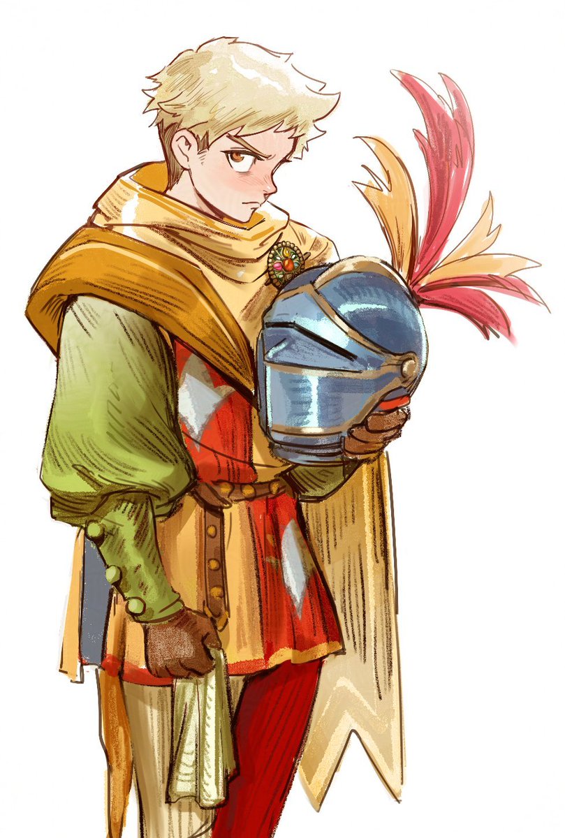 I enjoy drawing armor. 
(all of these are for the future of my manga)