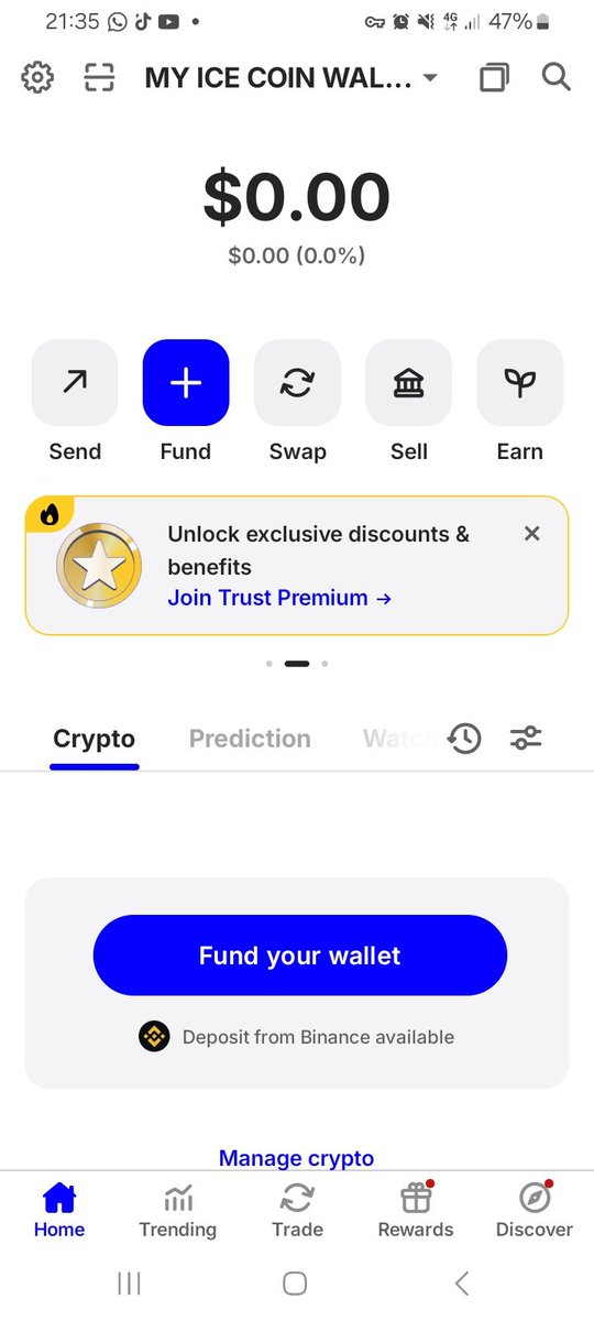 babuside1993's tweet photo. @ice_blockchain Why my Ice token on Trust Wallet shows zero balance  from today is me or there other friends who have problems like this. https://t.co/buJXz4vCgI