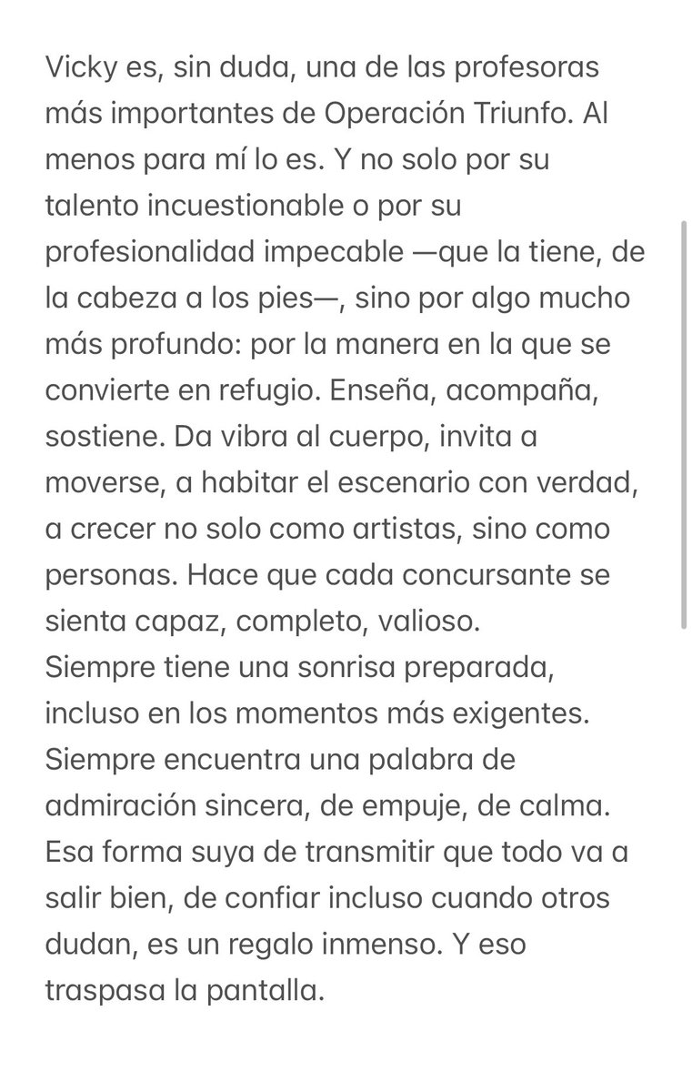 SofiaGurumeta's tweet photo. Si solo pudiera quedarme con un momento de la #OTGalaFinal lo tendría muy claro… @vickygom3z emocionadísima, porque los ojos son el reflejo del alma https://t.co/MJg2JpGZUo
