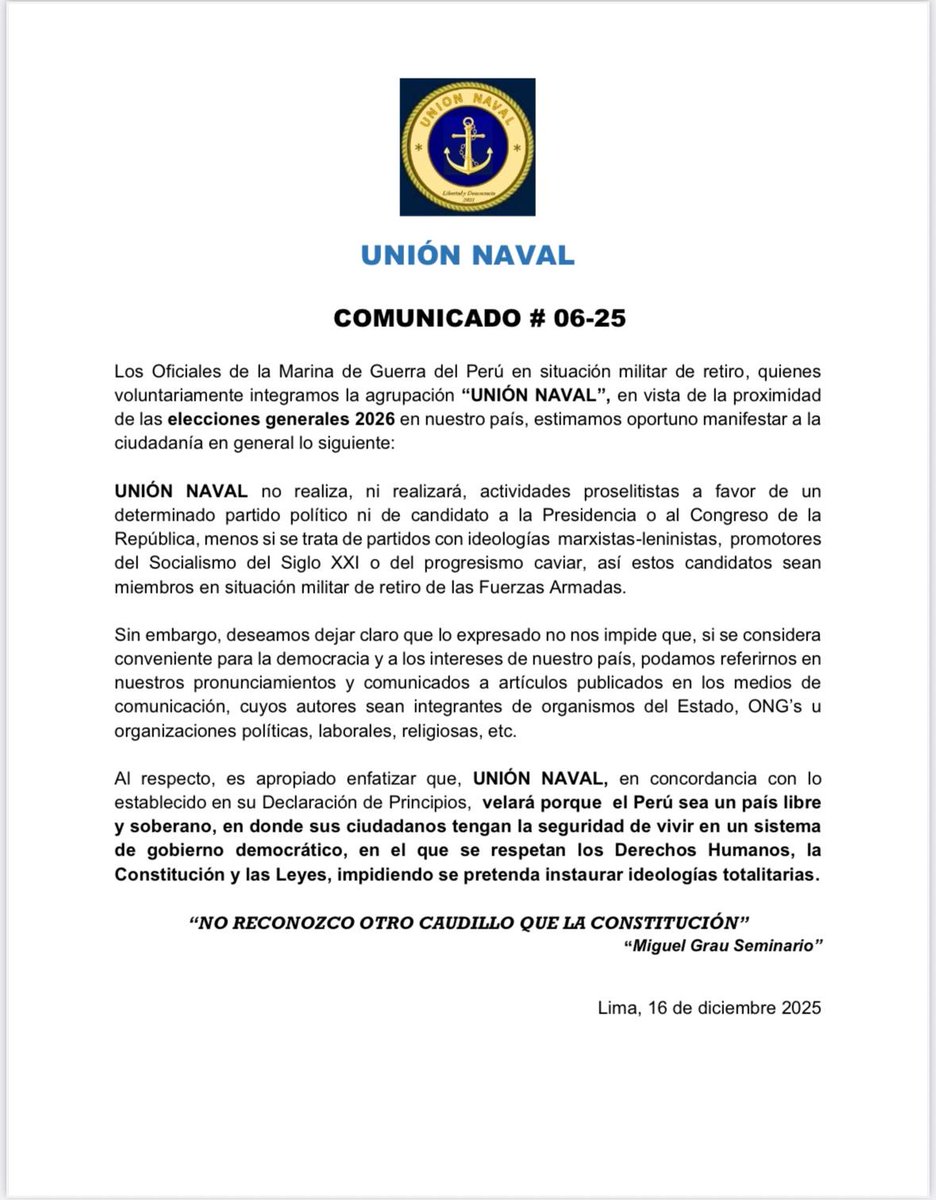 Union Naval tweet media