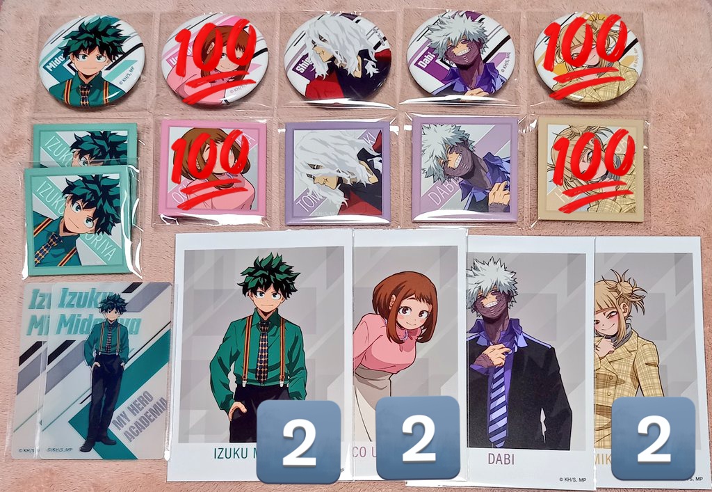 交換】ヒロアカ CAMERA‼︎ bones store ボンズ POPUP 特典 ひし形缶