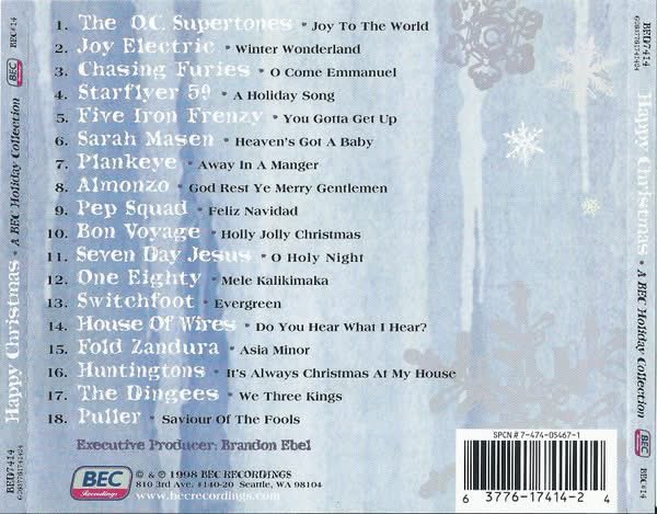 Compilation albums...they don't make 'em like they used to! Check out Happy Christmas from 1998.