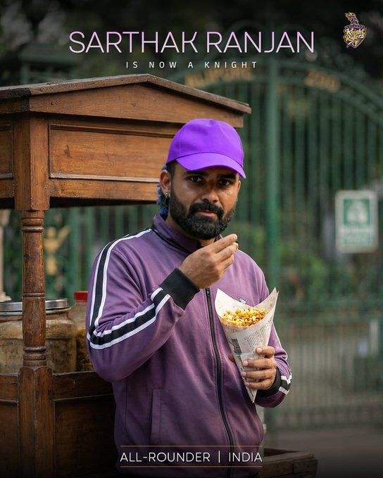 itsazeena's tweet photo. Talent meets temperament.
Sarthak Ranjan isn’t just good — he’s KKR good. 🏏🔥
#KKR #KnightInMaking #SarthakRanjan #IPLReady #IPLAuction @KKRiders https://t.co/dYOJksCZ7J