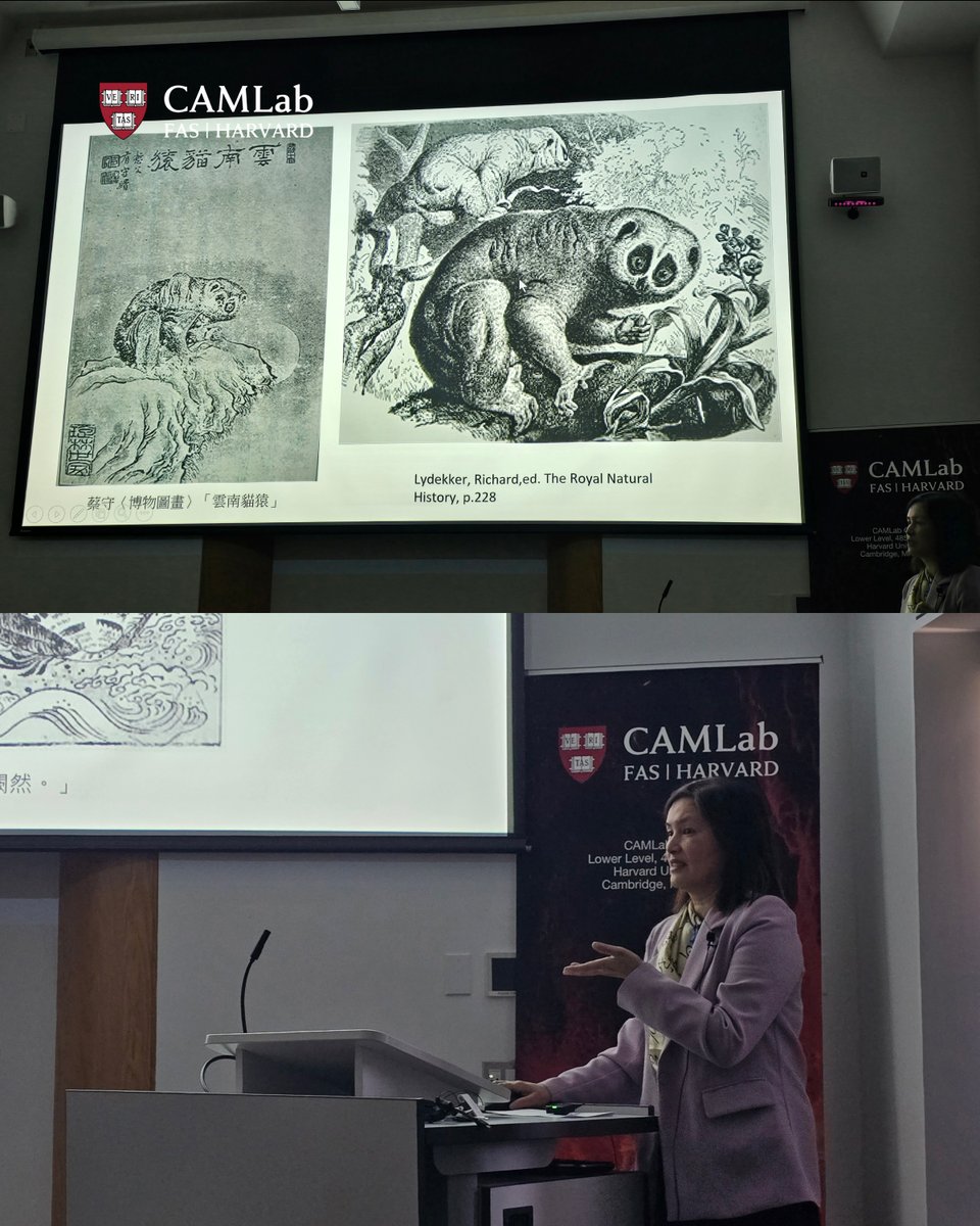 HarvardCAMLab's tweet image. On December 12, we were pleased to host a lecture by curator and art historian Dr. Chiu Lin-Ting, titled “Curating Nature: Modern Shifts in Acquiring Knowledge Based on ‘Bo Wu Tu Hwa’.”

Dr. Chiu examined “Bo Wu Tu Hwa” (Illustrations of Natural History) from the “Guo Cui Xue…