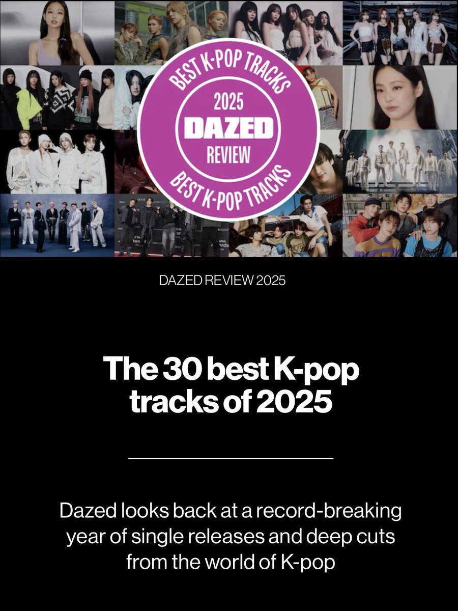 1024updates's tweet photo. 'Lemon Drop' has been named as one of the 'Best K-Pop Tracks of 2025' by DAZED

#ATEEZ #에이티즈 @ATEEZofficial https://t.co/sdrwVHzKzo