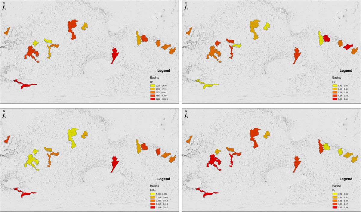 With HydroMachine (link.springer.com/article/10.100…), there are no limits. Performing morphometric analyses of the main drainage systems on Mars is very fast and effortless.

The work shown in the image was carried out using the dataset presented in the study "pnas.org/doi/10.1073/pn…"