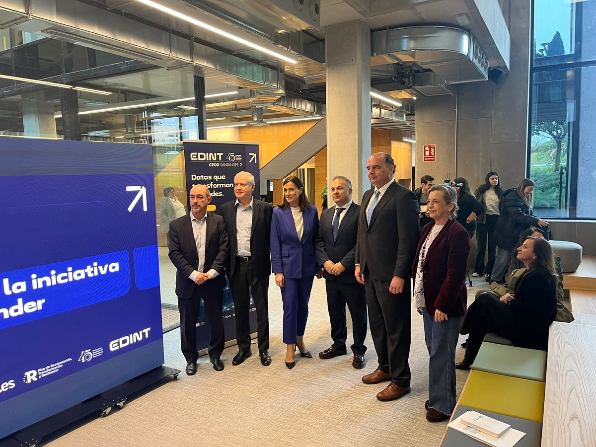 🎉¡<a href="/edint_femp/">EDINT</a> da la bienvenida al último Centro de Excelencia y Oficina del Dato (#CEOD): el <a href="/ayto_santander/">Ayto. de Santander</a>!

📊Los 12 centros actuarán como laboratorios locales de innovación, promoviendo la gestión avanzada de los #datos urbanos para impulsar ciudades más 
sostenibles,