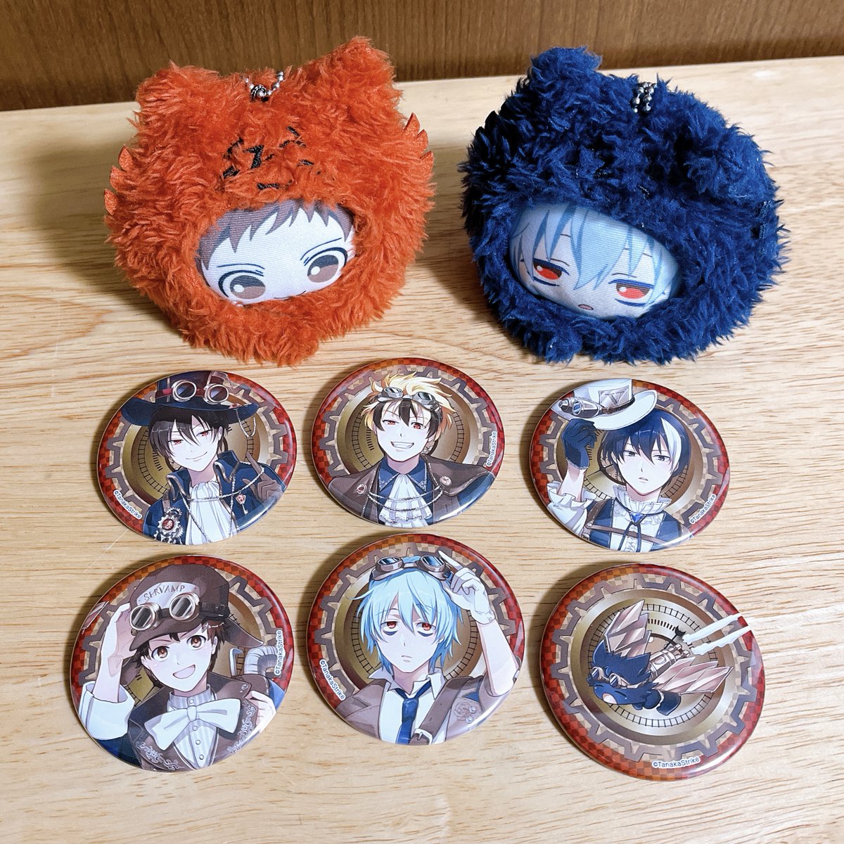 サーヴァンプPOPUPショップ開催中‼️ 描き下ろしイラストの缶バッジを