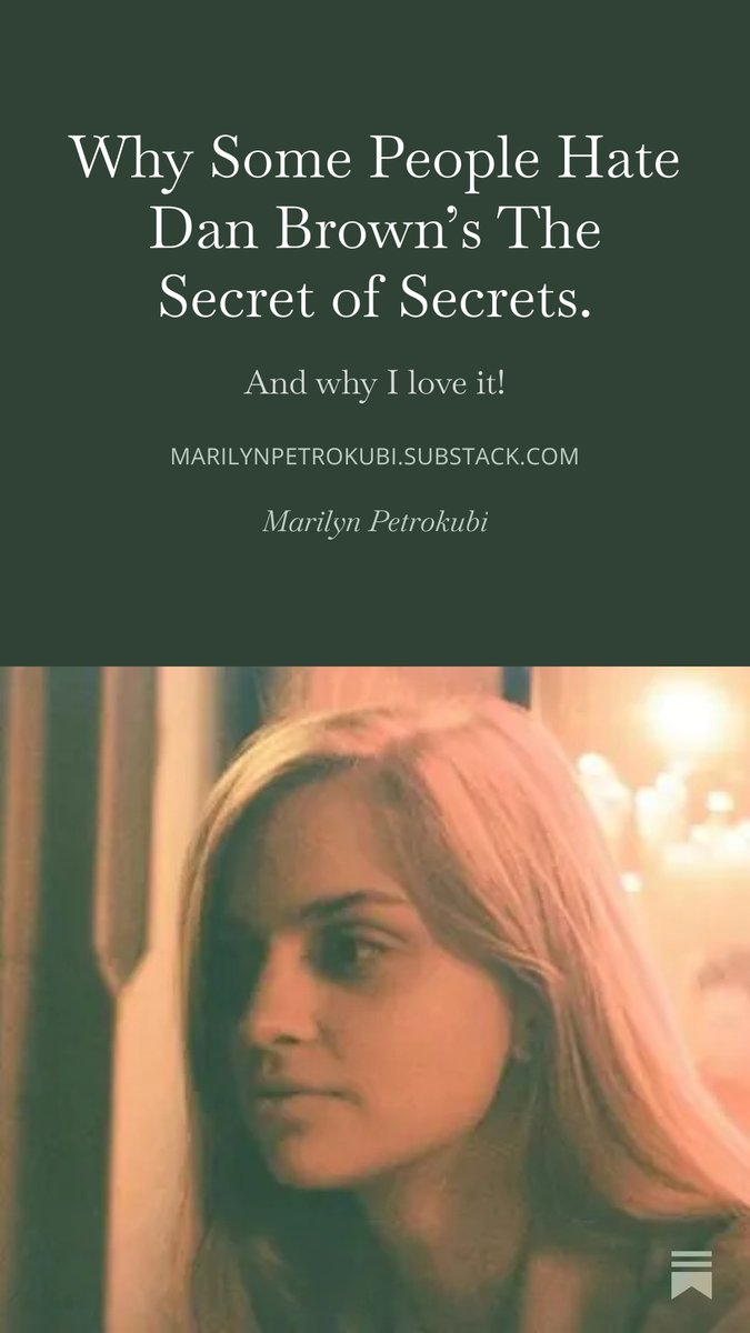 MPetrokubi's tweet photo. Love to read? Love to write? Me too.
https://t.co/sH8UrMpdil
Join me by subscribing for free!
#readingcommunity #writingcommunity #bookreviews #DanBrown #paranormal #noeticscience #parapsychology https://t.co/5WiTeGTAL5