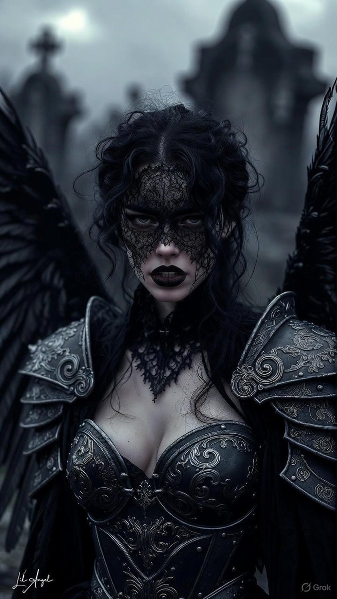 CLAngelillo's tweet photo. @MisteryMoments @Delerat7 @RedfearnMike @seahawkgirl84 @themacrosift @MikeBears2018 @MindySarver @mike_tracy78762 @_livingfree59 @nopuppet @___Aivory___ @AITalesNBH Staring into the void, and the void is late on its rent again. 😒
Wings heavy, patience gone, armor laced with midnight and malice.
Don’t test me tonight.
#LilAngel #GothicAngel #DoneWithToday
Didn't use the prompt yet but plan to. https://t.co/K1AgxzjVKN