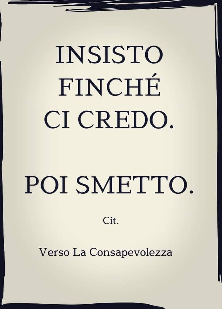 Ho smesso... 🖤