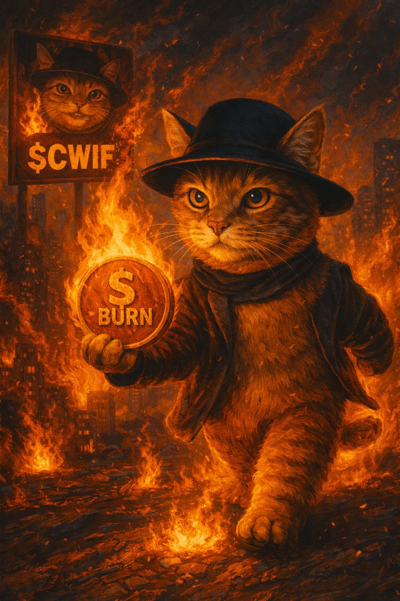 KryptoKnightXD's tweet photo. 🔥 When $BURN lights the fire, $CWIF puts the hat on and walks through it.
This isn’t noise — it’s momentum.
Post the chart. Drop the memes.
Let the timeline feel the heat. 😼🔥
@getburncoin  @catwifhatsolana @LetsBURNfun https://t.co/7zcKx9ndBS