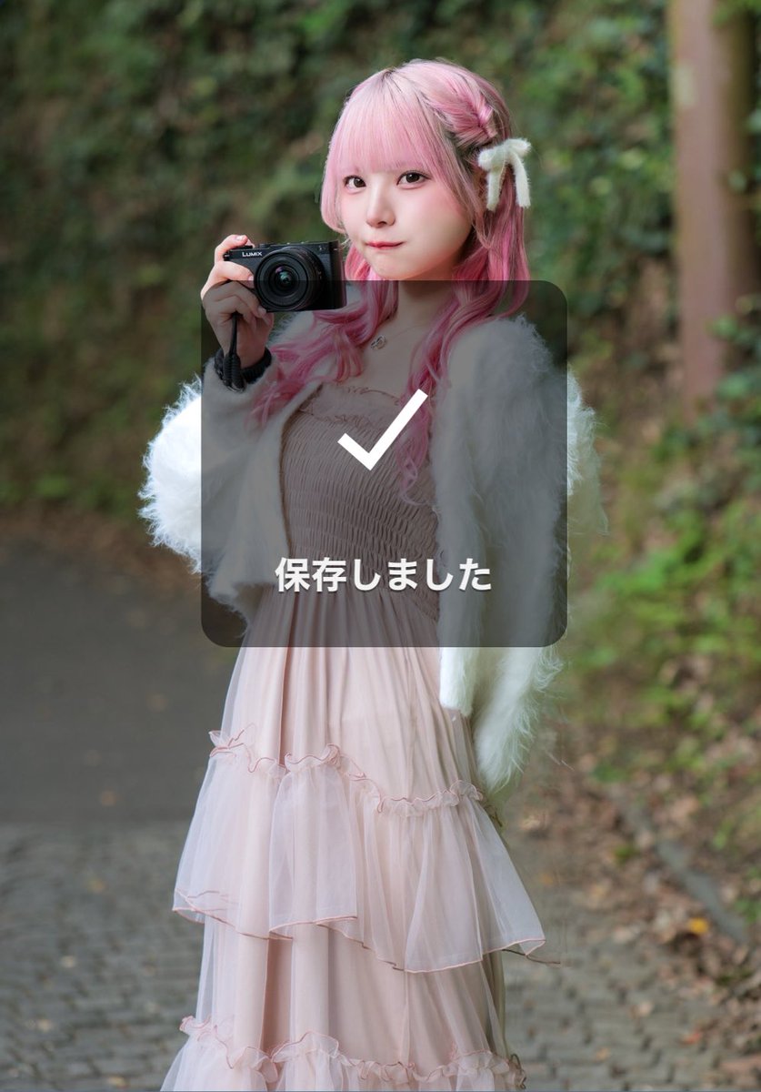 僕のカメラLUMIXなので実質朝比奈ろんさんとおそろです(？) #朝比奈ろん