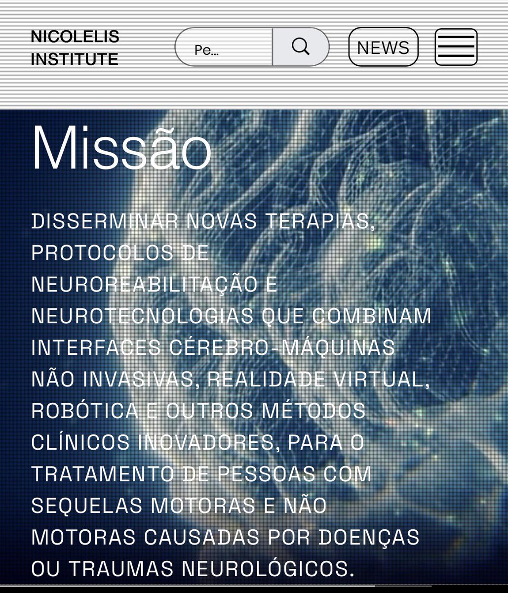 MiguelNicolelis's tweet photo. O novo website do Nicolelis Institute for Advanced Brain Studies está no ar:
Novos resultados do Projeto Andar de Novo na China em destaque!

https://t.co/yGRYEdRWrN https://t.co/CixEZvYQji