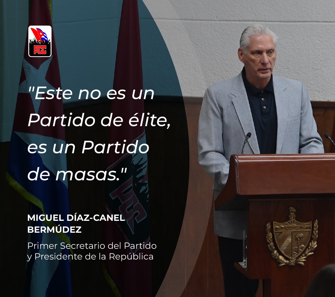 "No podemos dirigir por informes, debemos y tenemos que dirigir con el pueblo, mirando los problemas de frente y a fondo, y enfrentándolos con el mayor grado de participación popular posible".  

<a href="/DiazCanelB/">Miguel Díaz-Canel Bermúdez</a> 

#UnPuebloEnRevolución