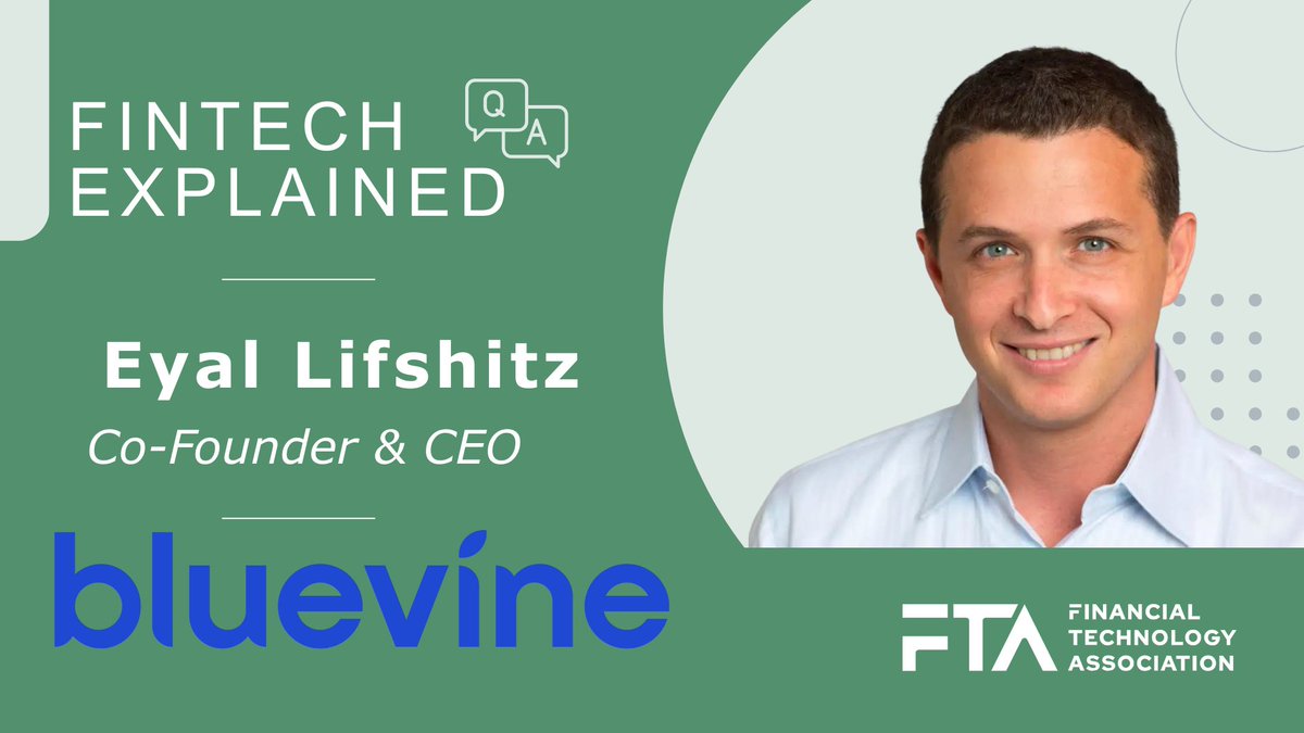 fintechassoc's tweet photo. Small businesses face their busiest season of the year, and 💪fintech is stepping up. @bluevine Co-Founder &amp; CEO @eyallifs says he founded the company “to help business owners like my father access better working capital and financial tools.” 

More in #FintechExplained ⬇️ https://t.co/0IQCTdG1JF