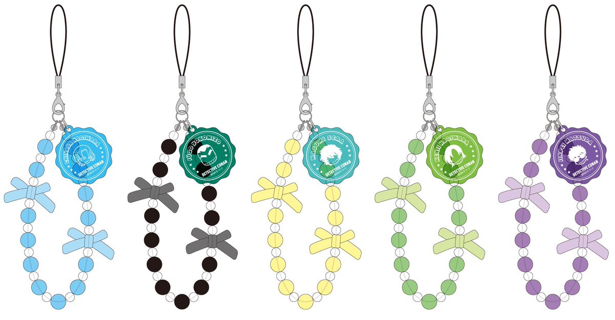 名探偵コナン　ビーズコレクションストラップ 名探偵コナン　ビーズコレクションストラップ