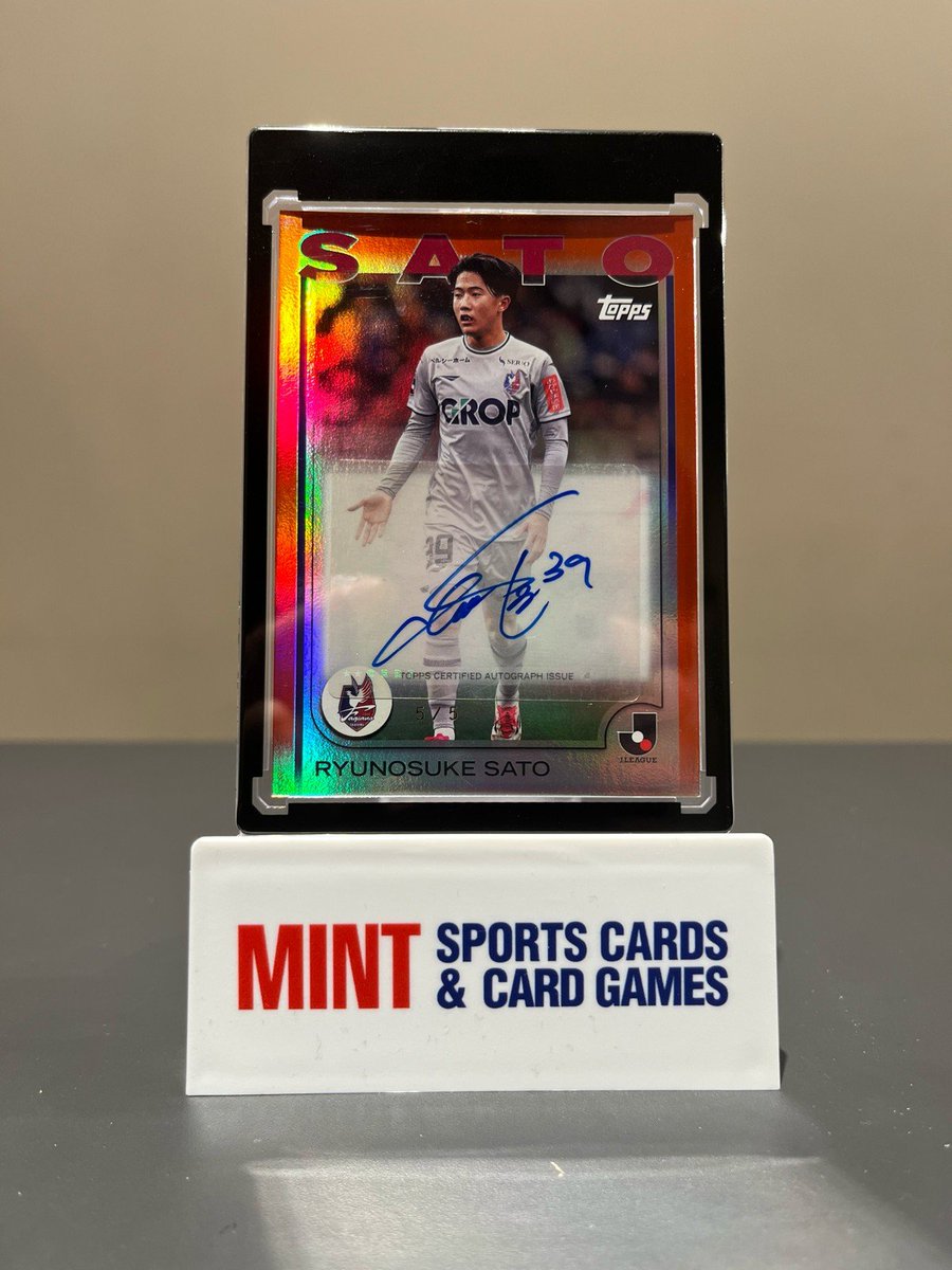 開封結果】2025 TOPPS J. LEAGUE FLAGSHIPより、キャプテン翼10枚限定