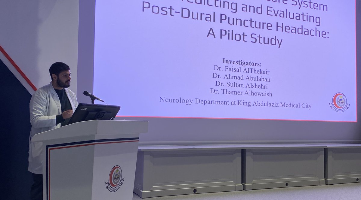 The Neurology Department is pleased to highlight the efforts of its faculty and residents in presenting proposals aimed at improving patient care related to post–lumbar puncture headache. 

These proposals introduce innovative new techniques to help detect and predict patients at