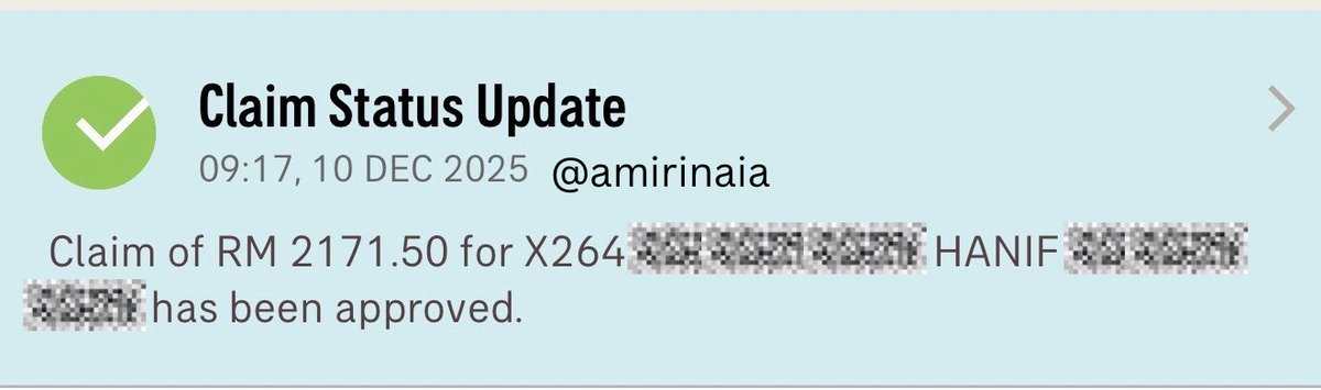 amirinsofri's tweet image. Alhamdulillah, claim dialisis client settle 😊

Bulan ni AiA bagi limit annual 5 juta!!

Ada yang tengah mencari? Siap ada kempen 1 bulan pengecualian caruman kalau sign up.

beacons.ai/amirinsofri