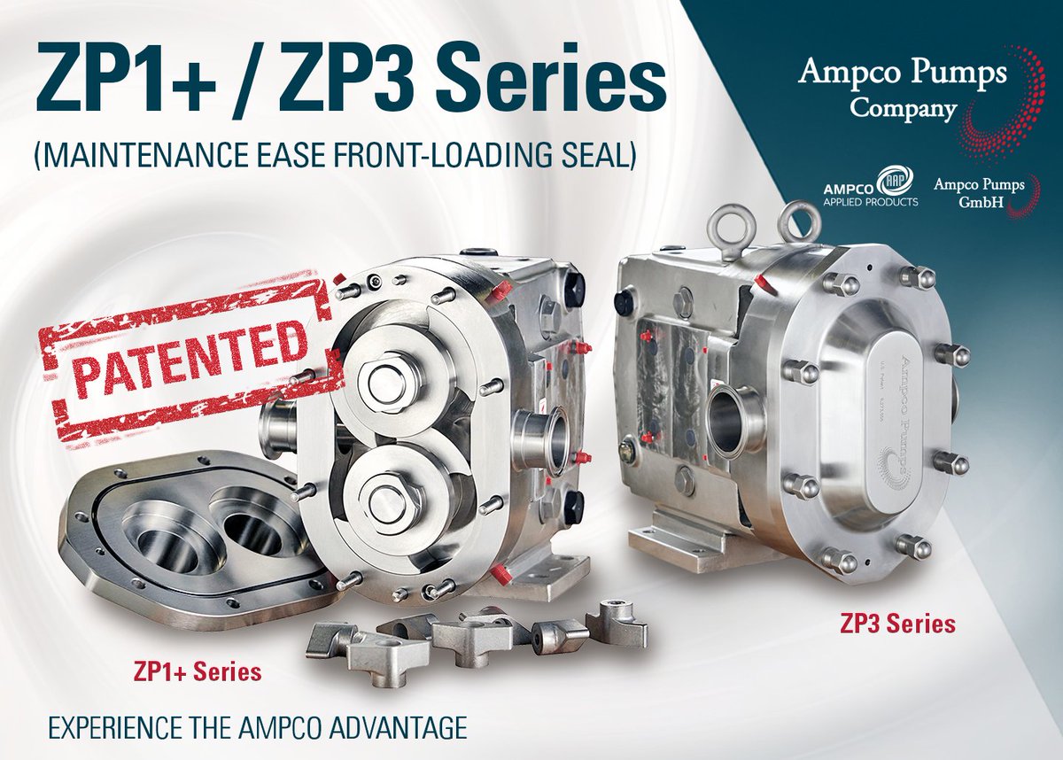 Change O-ring seals without removing piping!

Just remove the front cover, swap out, and go! That’s what you get with #AmpcoPumps PATENTED ZP1+ Series and PATENTED ZP3 Series #CircumferentialPistonPumps.

Learn more: 
ampcopumps.com/zp3-series/
ampcopumps.com/zp1-plus-serie…